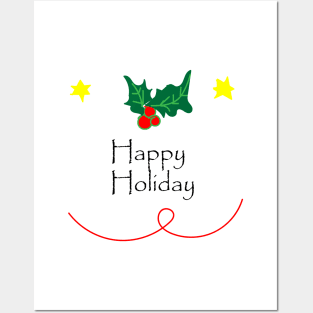 Happy Holiday Posters and Art